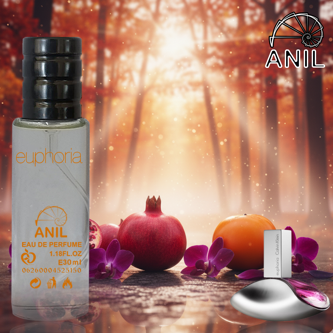 عطر آنیل با رایحه ایفوریا زنانه عطری است با رایحه گرم و شیرین . عطری است زنانه و اغواگر.